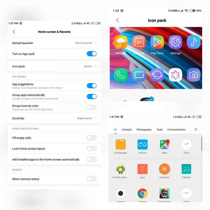 poco launcher full specification features how to donload and install for redmi note 4 and xiaomi redmi note 5 pro