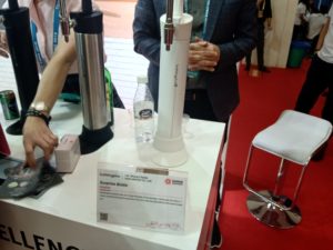bubbling plus tast changer surprise bottle at taiwan excellence pavillion at taiwan expo 2019 india