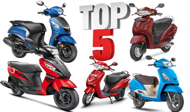 top 5 fuel efficient scooters in india best scooter for mileage under 60000