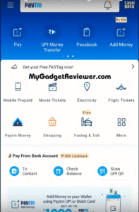 how to recharge fastag using paytm