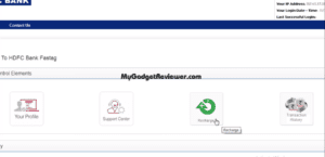 login to hdfc fastag account