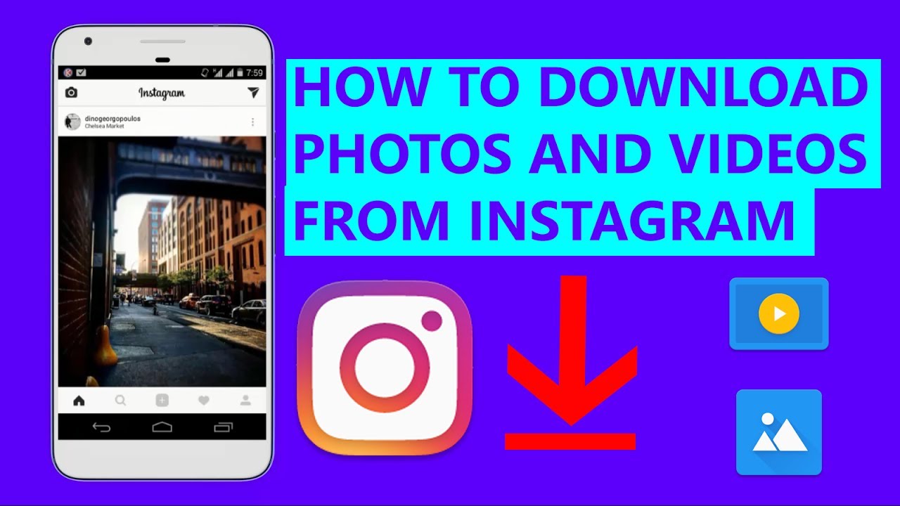 how to download image from instagram