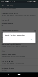 how to download and install latest version google playstore