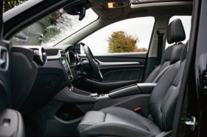 mg zs electric interior images seats comfort review