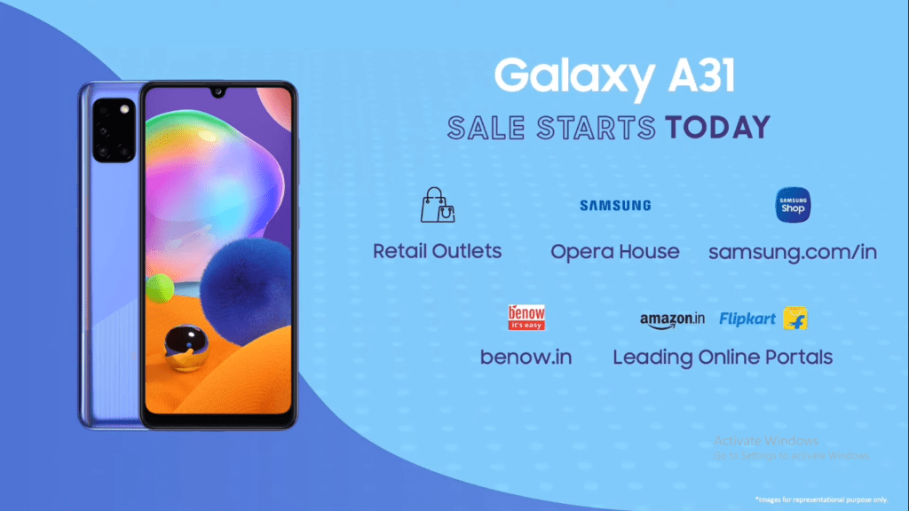 samsung galaxy a31 launched in india price specifications and features