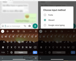 how to change font style in whatsapp chat