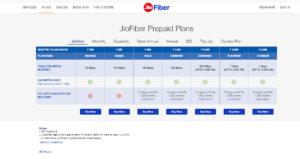 jio fiber unlimited broadband plans in 2020 