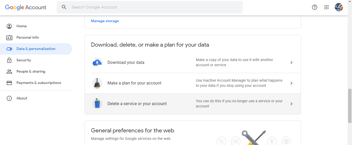 how to delete gmail accounts with my phone number