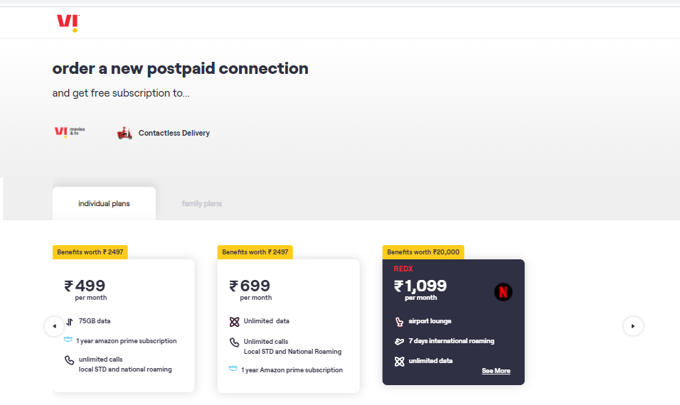 Vi Postpaid Plans, Best 4G Data Unlimited Calls Plan In 2022