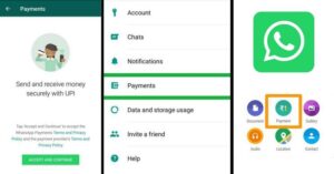how yo set up whatsapp payments usibg upi to send and recieve money through chat