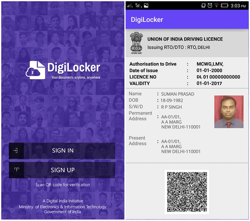 soft copy of driving license download