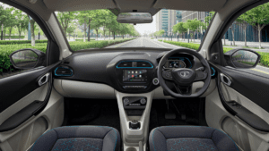 tata tigor electric 2021 interior features and connected car technology