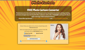 photo to cartoon converter website 