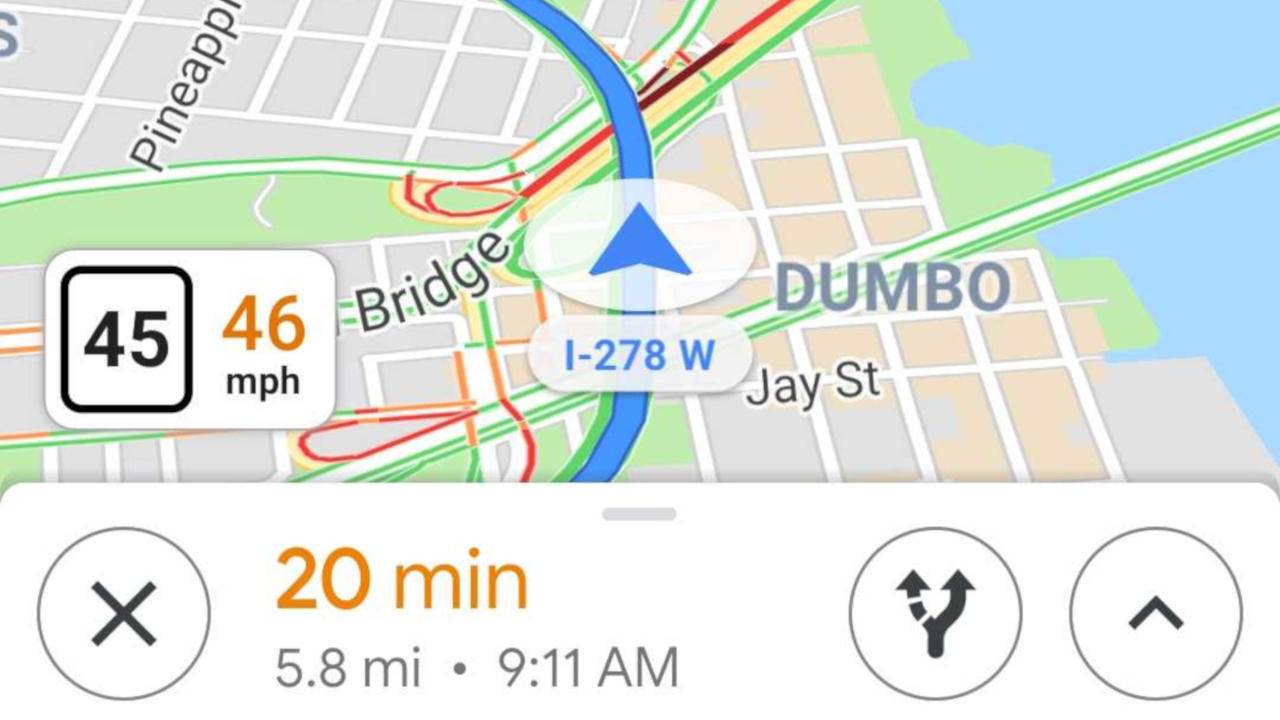 how to turn on speed limit warnings in google maps