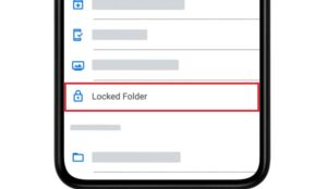 how to create password in google photos lock folder