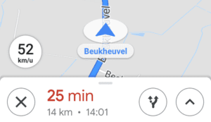 use google maps speed limit feature