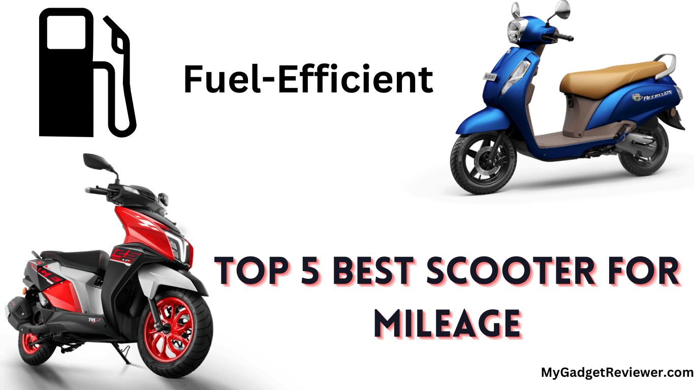 top 5 fuel efficient scooters in india best scooter for mileage under 60000