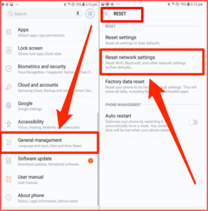 reset network settings to stop bluetooth starting automatically