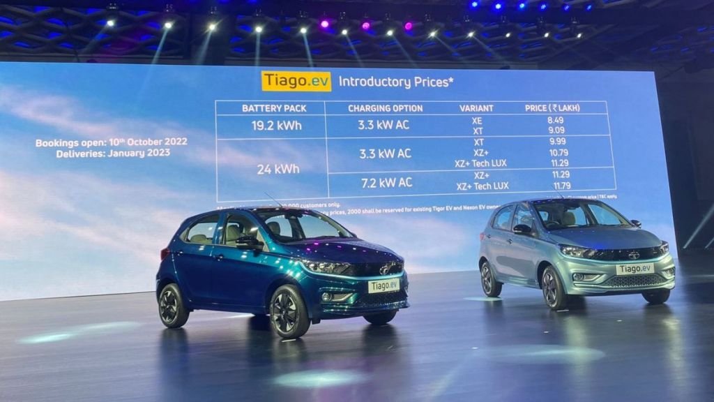 Tata Tiago Ev 2023 Price Features Battery Reviews Range