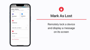 Mark iphone as lost using icloud