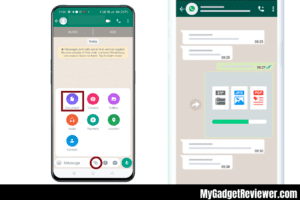 turn images into documents and send to whatsapp chats