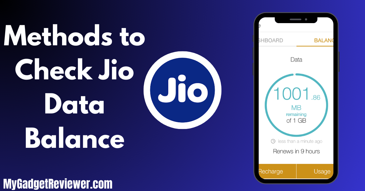 balance check number for jio